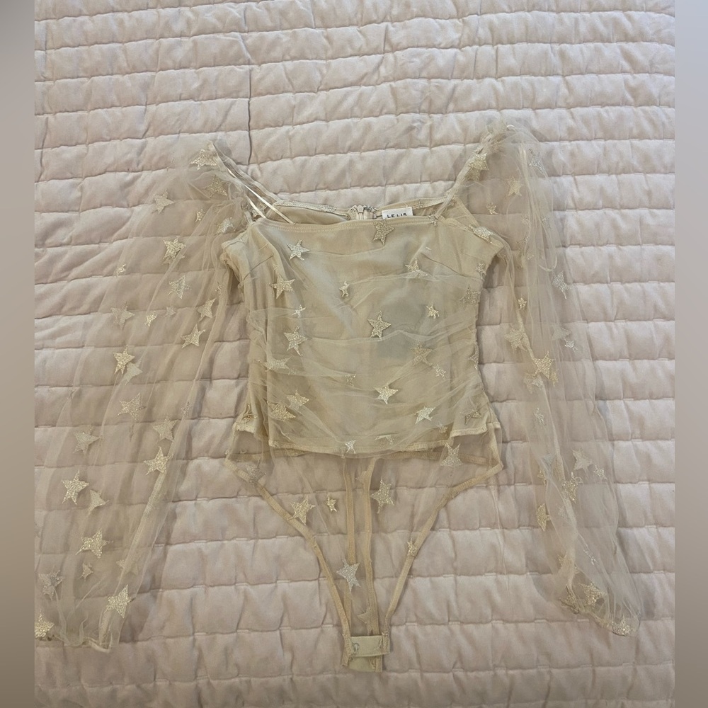 Le Lis Med Gold Star Bodysuit